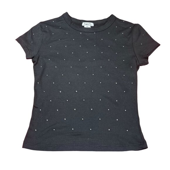 Rue 21 - Women's Short Sleeves T-Shirt - Black - XXS - Picture 1 of 10